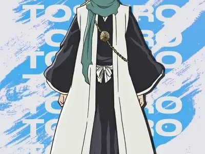 Ảnh Toshiro sống động với thần thái lạnh lùng trong Bleach