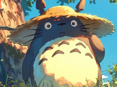 Ảnh Totoro dễ thương bất hủ làm say lòng fan Ghibli