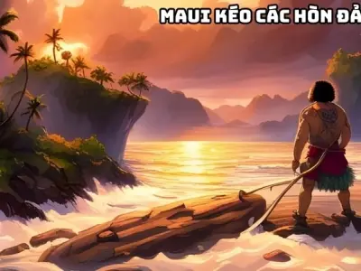 Tóm tắt Maui kéo các hòn đảo lên - Hành trình phi thường