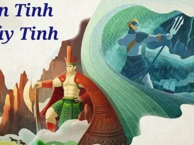 Tóm tắt sự tích Sơn Tinh Thuỷ Tinh - Cuộc đối đầu kịch tính