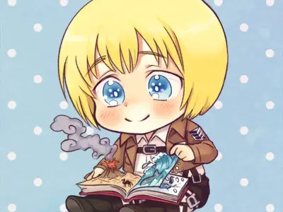 Khám phá bộ sưu tập hình chibi Armin Arlert mới gây sốt