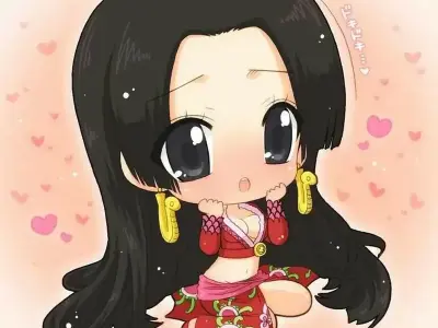 Khám phá ảnh chibi Boa Hancock quyền lực đầy cuốn hút