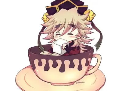 Ảnh chibi Doma siêu dễ thương cho fan Demon Slayer