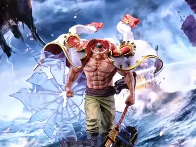 Hình ảnh Edward Newgate đẹp và quyền lực trong One Piece