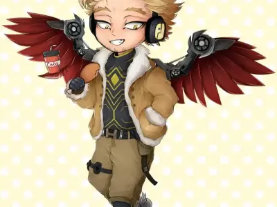 Lụm Ngay Ảnh Chibi Hawks Cực Hiếm 2025 Đẹp Ngất Ngây