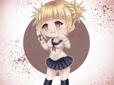 Full Bộ Ảnh Chibi Himiko Toga 2025 Siêu Hiếm Đẹp