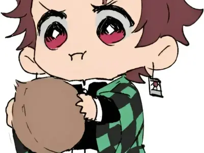 Ảnh chibi Kamado Tanjiro dễ thương khiến fan mê mẩn