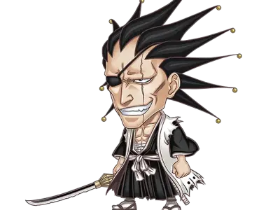 Khám phá ảnh chibi Kenpachi Zaraki đầy cá tính và sáng tạo
