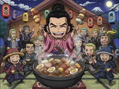 Bộ hình chibi Kozuki Oden đẹp mắt khiến fan mê mẩn