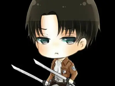 Ảnh chibi Levi Ackerman đẹp dễ thương siêu nổi bật 2025