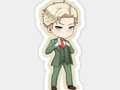 Những bức ảnh chibi Loid Forger sinh động đầy cá tính