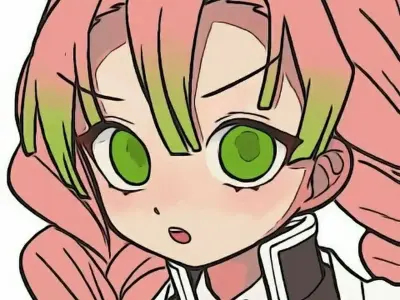 Hình ảnh Mitsuri Kanroji chibi đẹp mắt phù hợp làm wallpaper