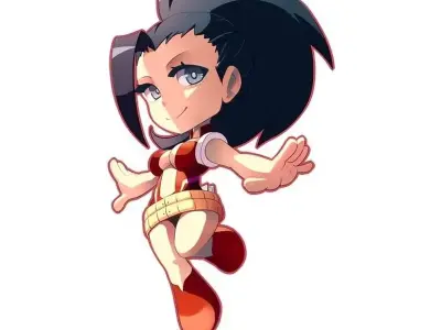 Full Bộ Ảnh Chibi Momo Yaoyorozu Siêu Hiếm Độc Quyền 2025