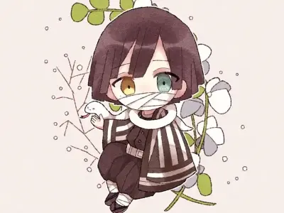 Khám phá ảnh chibi Obanai Iguro dễ thương đầy sức hút