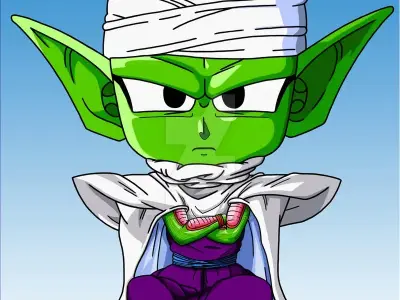 Bộ sưu tập ảnh chibi Piccolo đẹp mắt cực kỳ dễ thương