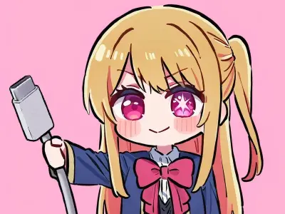 Ngắm Ảnh Chibi Ruby Hoshino 2025 Idol Siêu Đáng Yêu