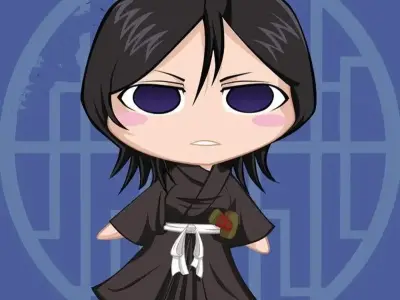 Hình chibi Rukia Kuchiki cute siêu đáng yêu cho fan Bleach