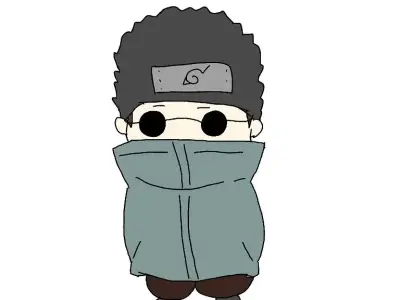 Hình chibi Shino Aburame đẹp mắt khiến fan Naruto mê mẩn