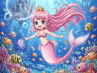 Khám phá ảnh chibi Shirahoshi đáng yêu cực hot trên mạng