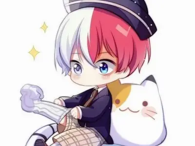 Hình ảnh chibi Shoto Todoroki dễ thương đáng yêu nhất