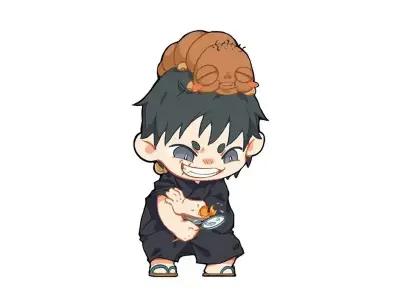 Bộ ảnh chibi Toji Fushiguro cực dễ thương cho fan anime