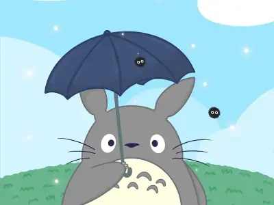 Khám phá ảnh chibi Totoro dễ thương mê hoặc mọi tín đồ anime