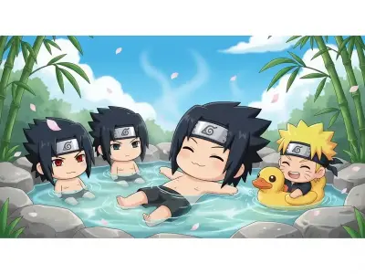 Bộ sưu tập ảnh chibi Uchiha Sasuke cực ngầu và đáng yêu