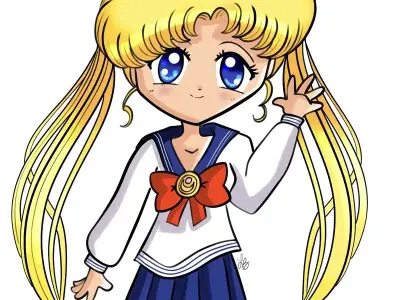 Ngắm nhìn Ảnh chibi Usagi Tsukino vui nhộn và sinh động
