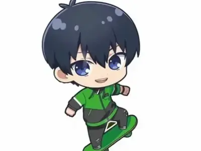 Ảnh chibi Yoichi Isagi 2025 bùng nổ khiến fan đứng hình